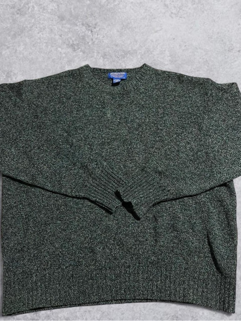 Vintage Pendleton Knit Sweater high quality 100% virgin wool - Men's Large